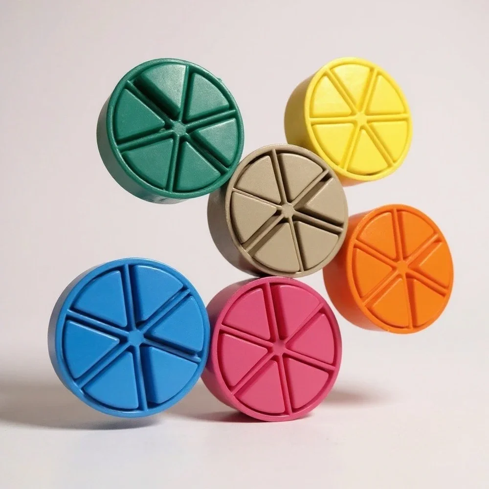 Trivial Pursuit replacement game‎ pieces wedges and pies